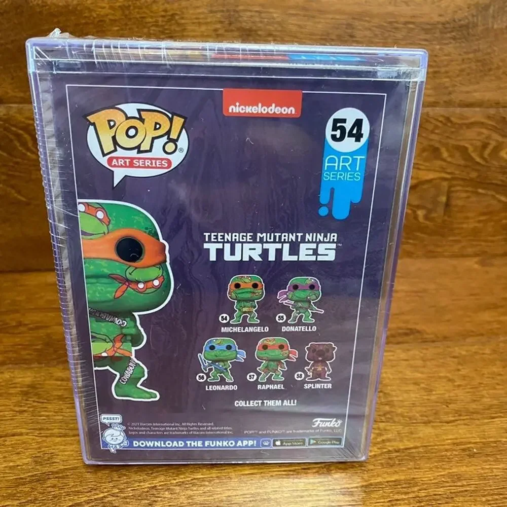 FUNKO POP Art Series Teenage Mutant Ninja Turtles Michelangelo 54 4 Inch